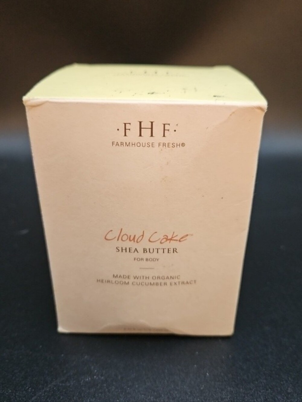 NIB  Farmhouse Fresh Cloud Cake Shea Body Butter 8.75oz Jar